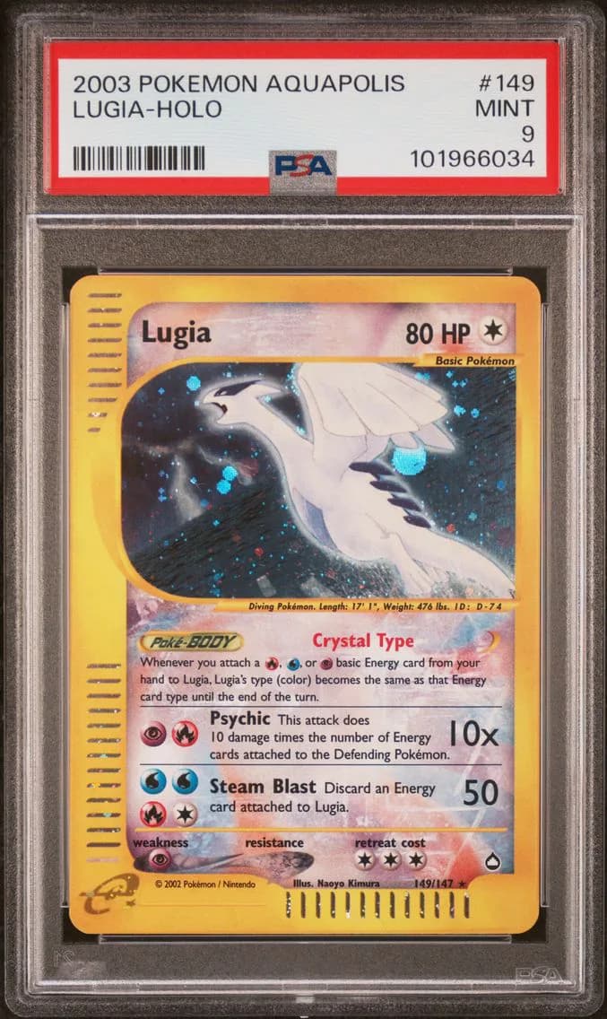 Lugia-Holo, Aquapolis, PSA 9